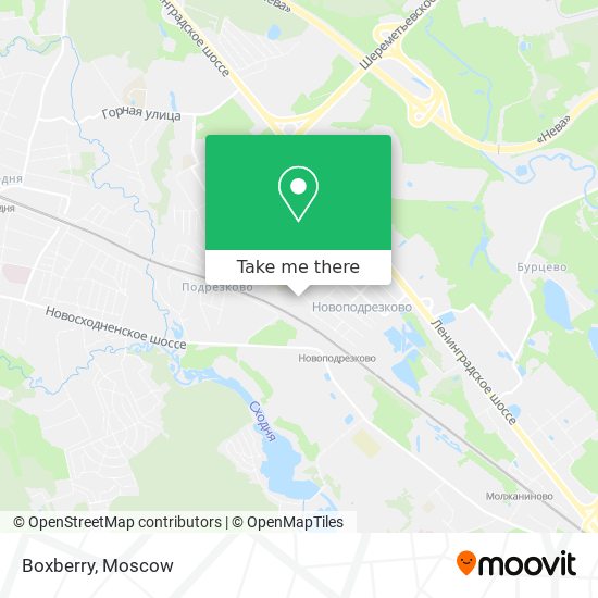 Boxberry map