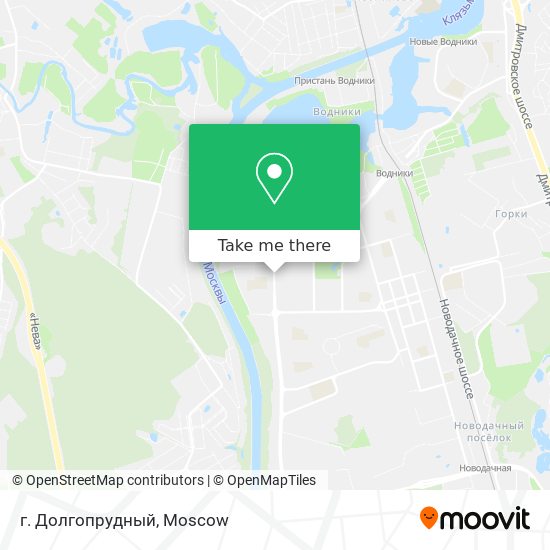 г. Долгопрудный map