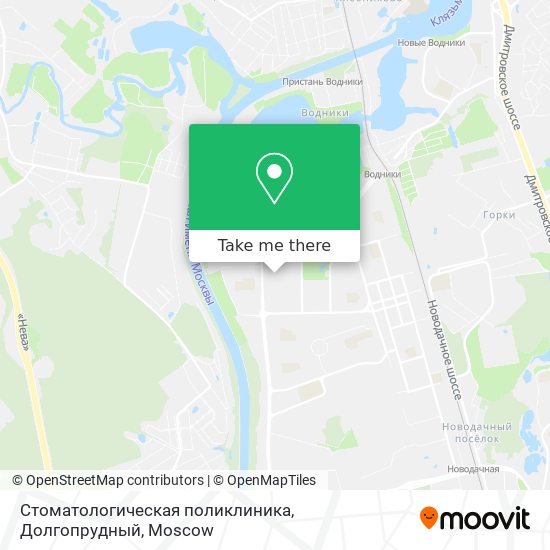 Стоматологическая поликлиника, Долгопрудный map