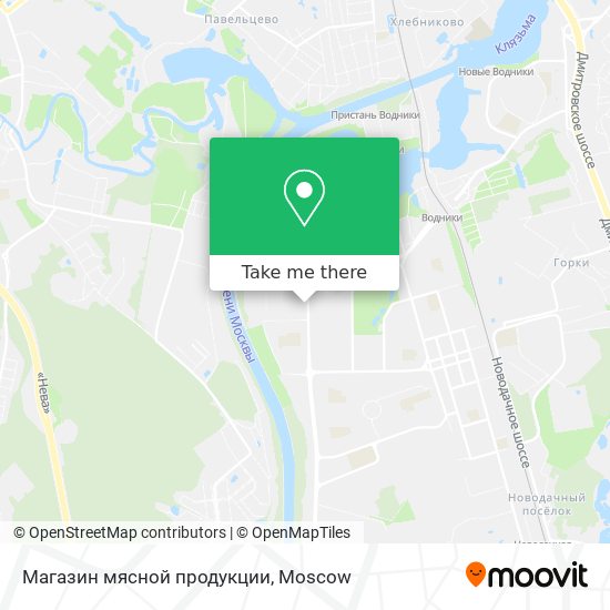 Магазин мясной продукции map