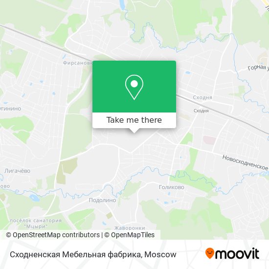 Сходненская Мебельная фабрика map