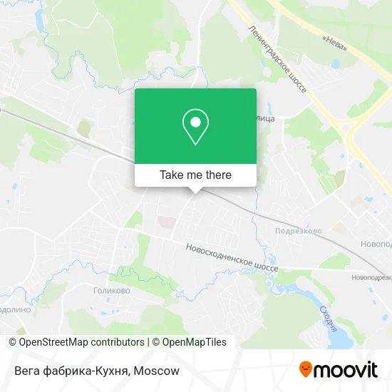 Вега фабрика-Кухня map