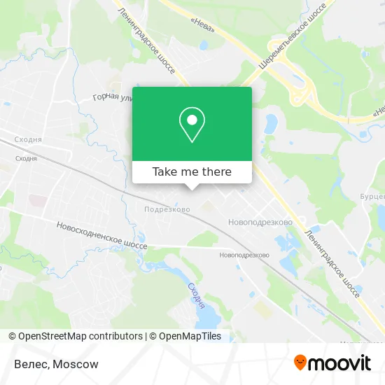 Велес map