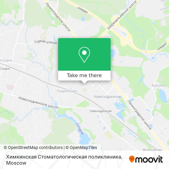 Химкинская Стоматологическая поликлиника map