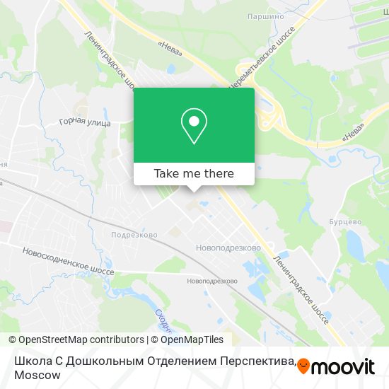 Школа С Дошкольным Отделением Перспектива map