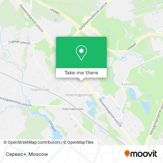 Сервис+ map