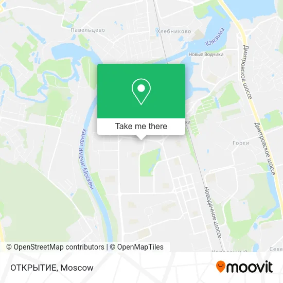 ОТКРЫТИЕ map