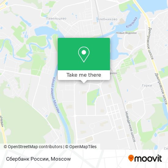 Сбербанк России map