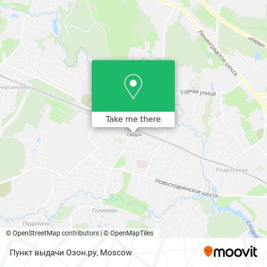 Пункт выдачи Озон.ру map