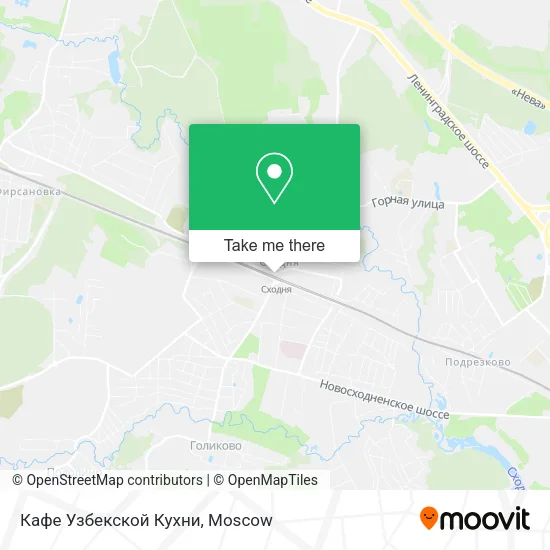 Кафе Узбекской Кухни map