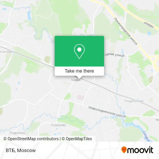 ВТБ map