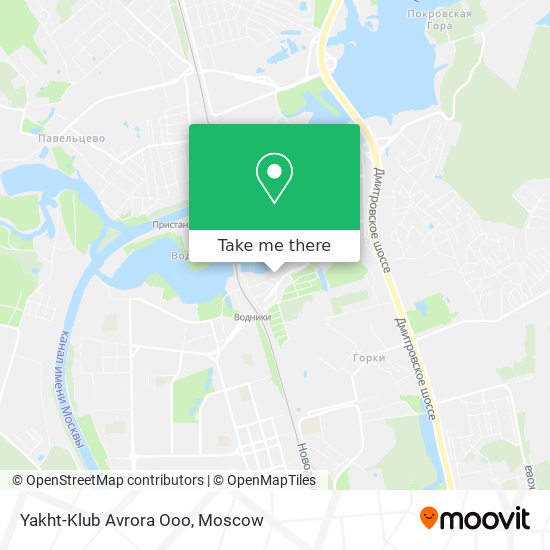 Yakht-Klub Avrora Ooo map