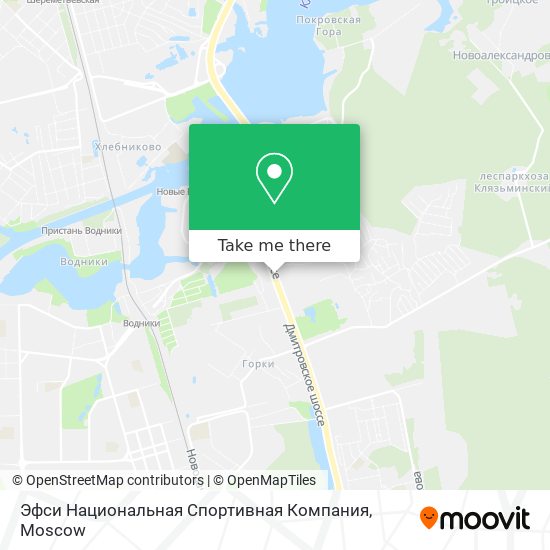 Эфси Национальная Спортивная Компания map