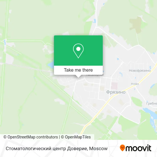 Стоматологический центр Доверие map