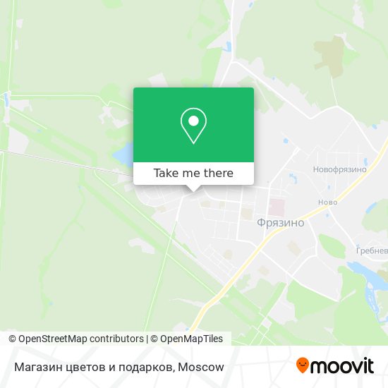 Магазин цветов и подарков map