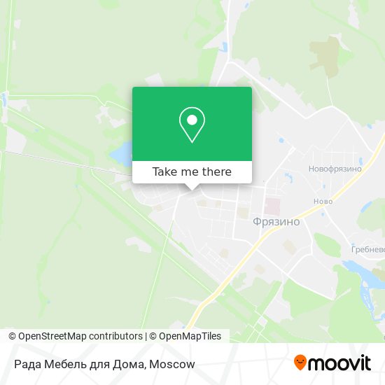 Рада Мебель для Дома map