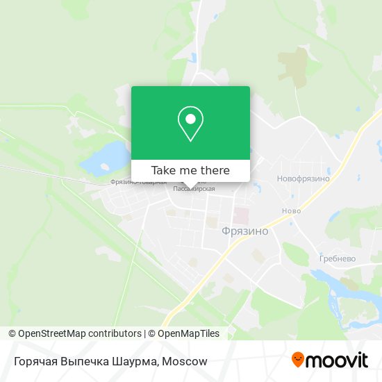 Горячая Выпечка Шаурма map