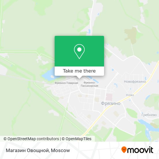 Магазин Овощной map