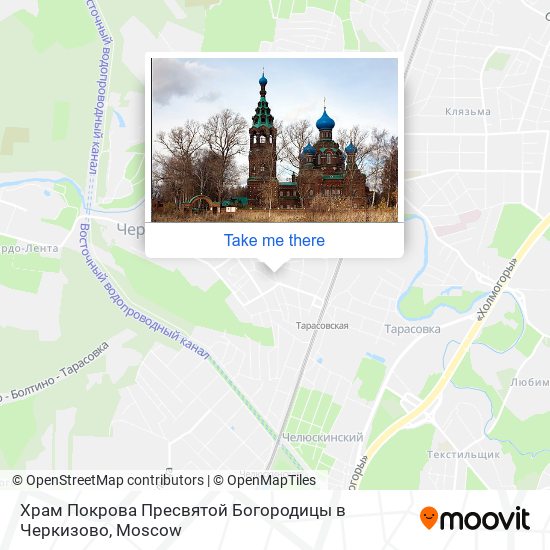Храм Покрова Пресвятой Богородицы в Черкизово map