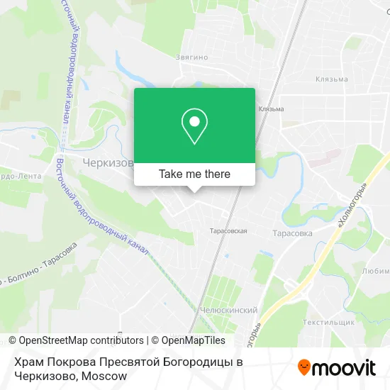 Храм Покрова Пресвятой Богородицы в Черкизово map