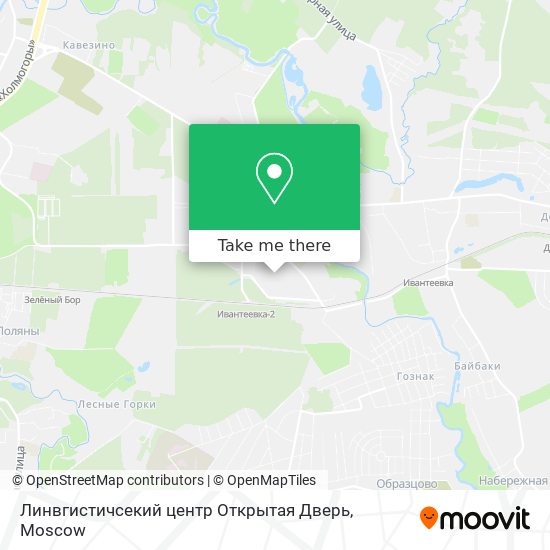 Линвгистичсекий центр Открытая Дверь map