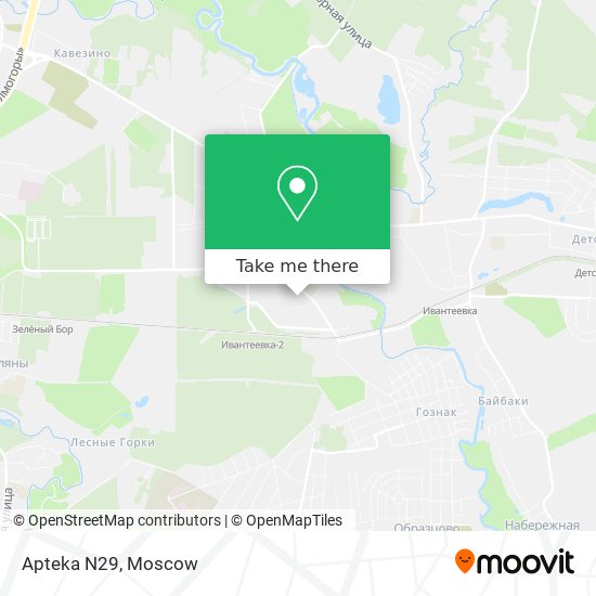 Apteka N29 map