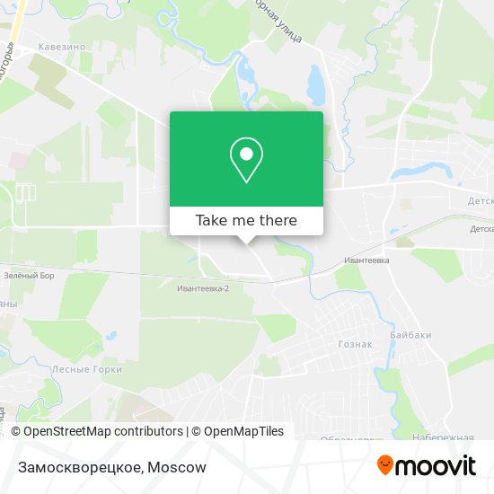 Замоскворецкое map