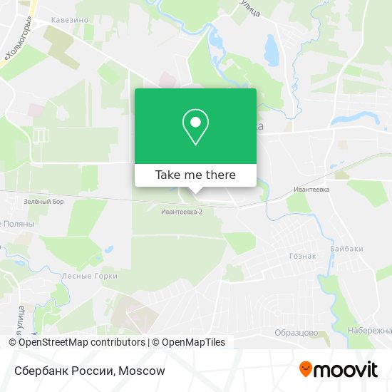 Сбербанк России map