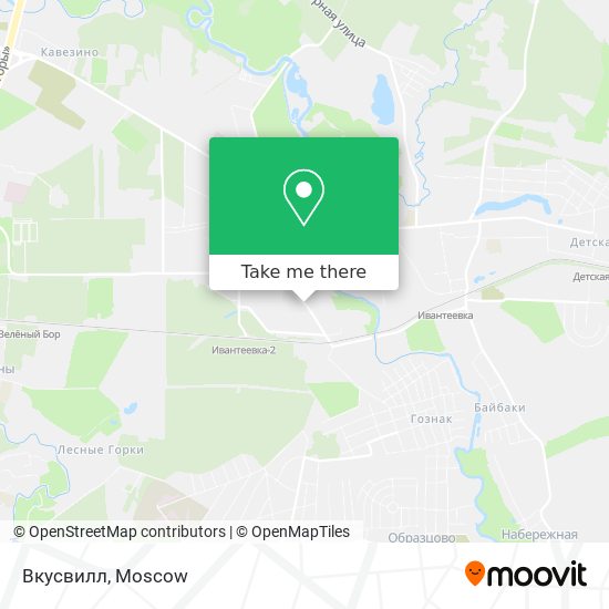 Вкусвилл map