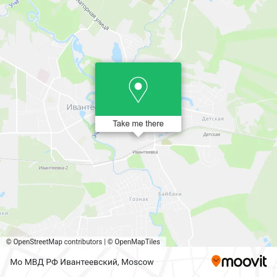 Мо МВД РФ Ивантеевский map