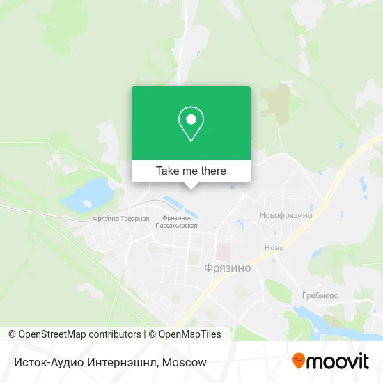 Исток-Аудио Интернэшнл map