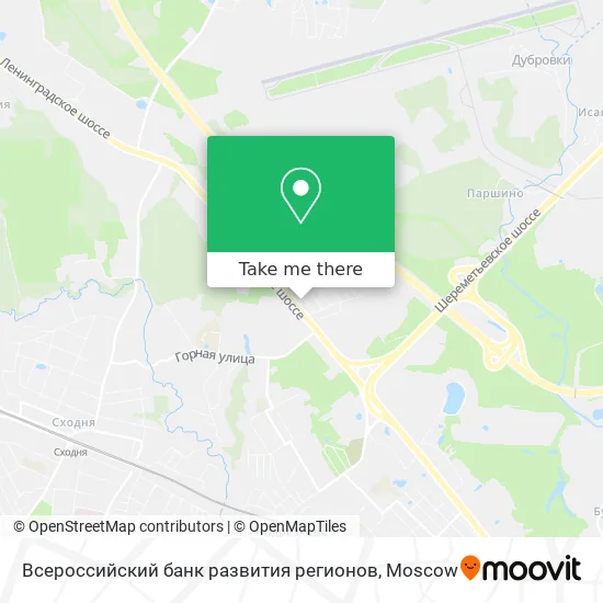 Всероссийский банк развития регионов map