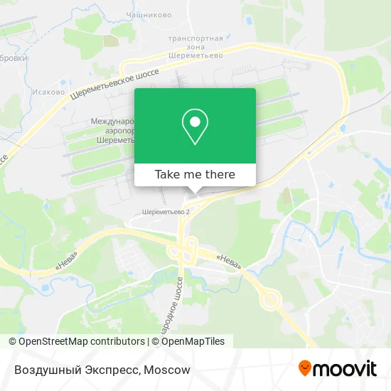 Воздушный Экспресс map