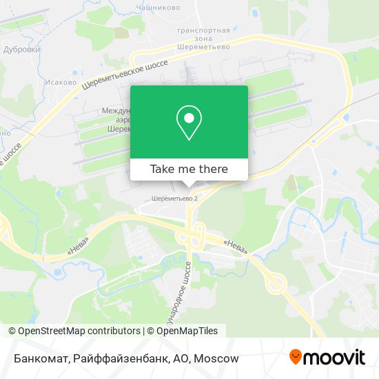 Банкомат, Райффайзенбанк, АО map