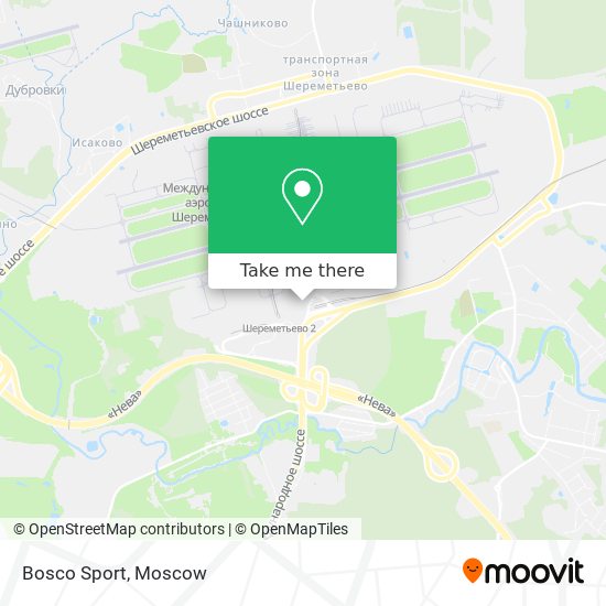 Bosco Sport map