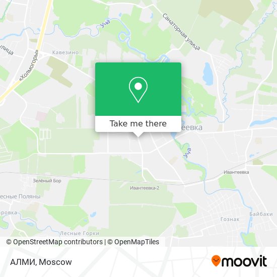 АЛМИ map