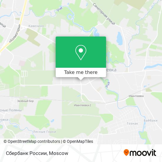 Сбербанк России map