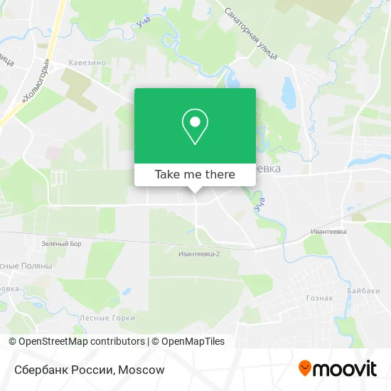 Сбербанк России map