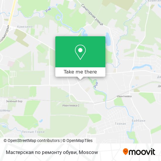 Мастерская по ремонту обуви map