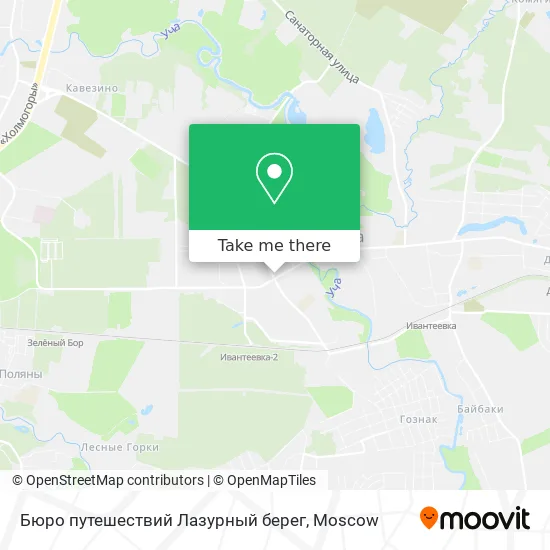 Бюро путешествий Лазурный берег map