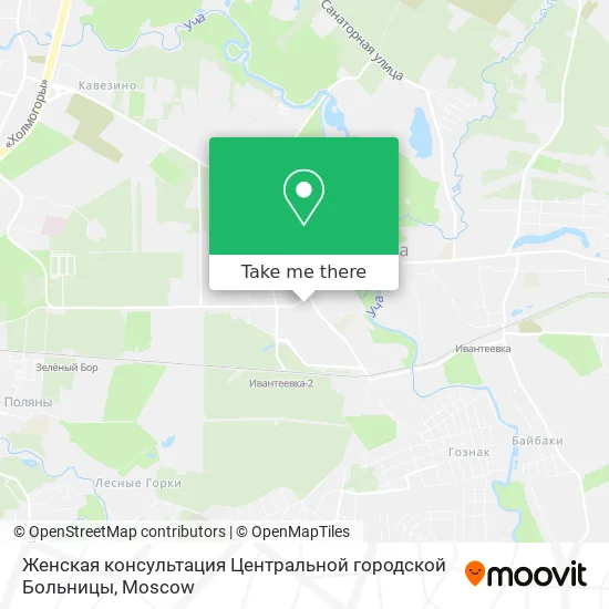 Женская консультация Центральной городской Больницы map