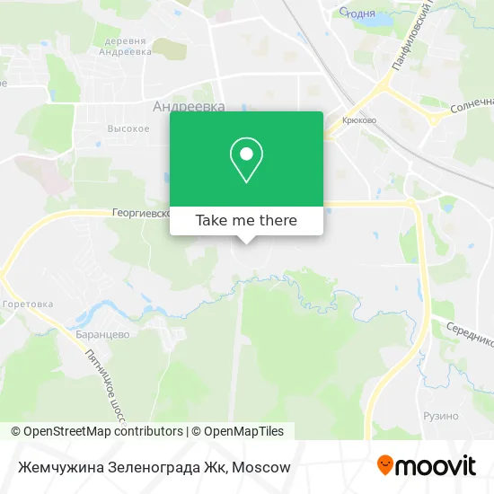 Жемчужина Зеленограда Жк map