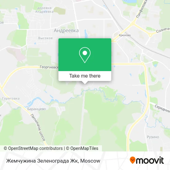 Жемчужина Зеленограда Жк map