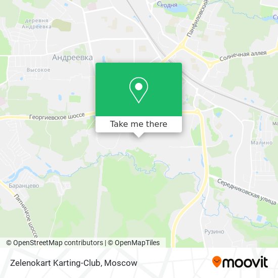 Zelenokart Karting-Club map