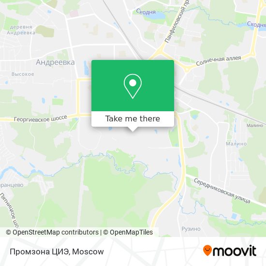Промзона ЦИЭ map