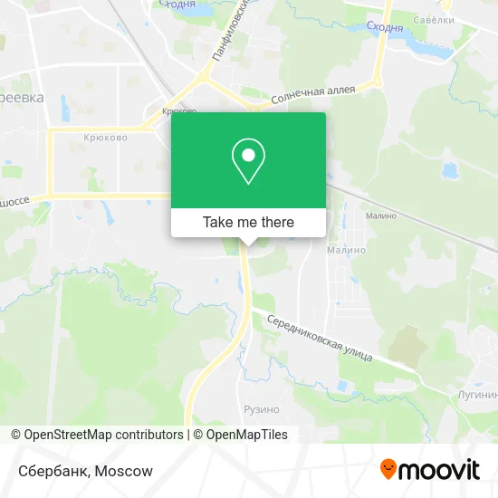 Сбербанк map