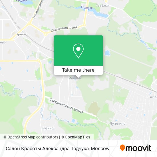Салон Красоты Александра Тодчука map