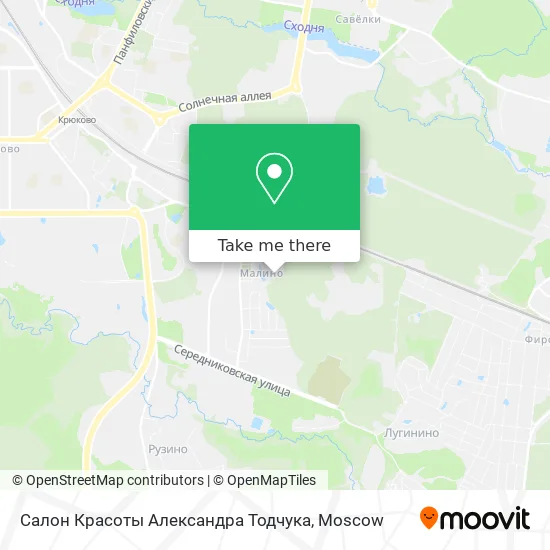Салон Красоты Александра Тодчука map