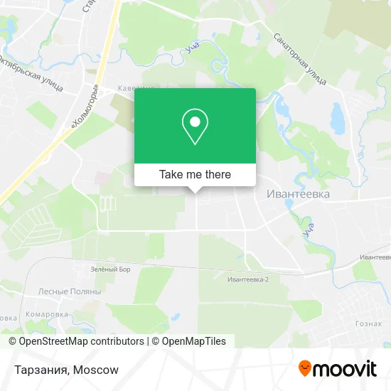 Тарзания map