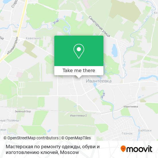 Мастерская по ремонту одежды, обуви и изготовлению ключей map